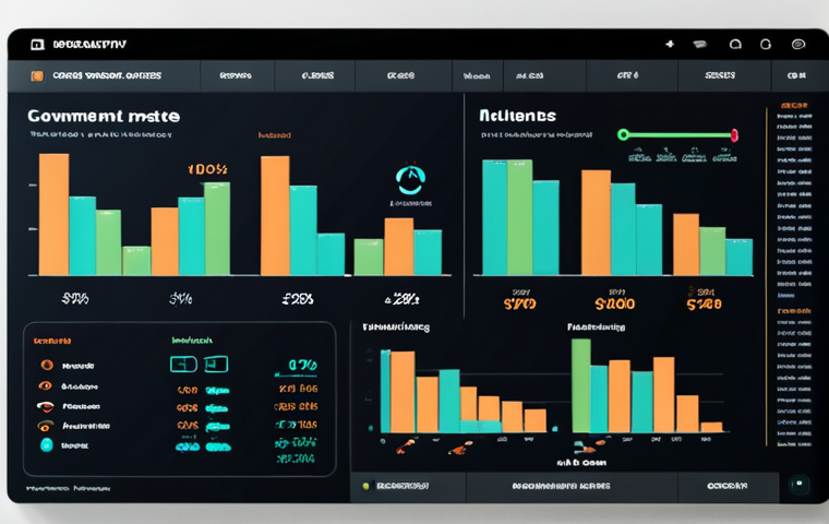 **
Early warning system for a startup's finances. A dashboard displaying key performance indicators (KPIs) like revenue growth, Customer Acquisition Cost (CAC), and burn rate. Emphasize the concept of monitoring the "financial pulse" of the business. Style: Clean, modern business visualization.
**